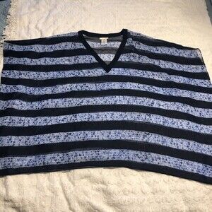 Michael Michael Kors Striped Swim Cover-up Women's Size XS Navy Striped